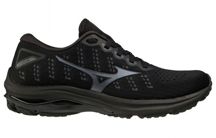 (W) Mizuno Wave Rider 25 Waveknit 'Black' 圖 2