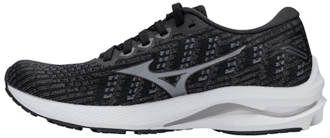 (Women) Mizuno Wave Rider 25 Waveknit 'Black Grey' J1GD217590 (Women) Mizuno Wave Rider 25 Waveknit 'Black Grey' J1GD217590