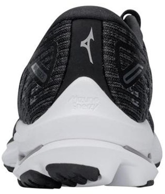 (W) Mizuno Wave Rider 25 Waveknit 'Hitam Abu-abu' J1GD217590 Lookbook (W) Mizuno Wave Rider 25 Waveknit 'Hitam Abu-abu' J1GD217590