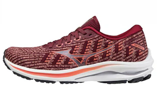 (Women) Mizuno Wave Rider 25 Waveknit 'Comfort Red' J1GD217763 (Women) Mizuno Wave Rider 25 Waveknit 'Comfort Red' J1GD217763