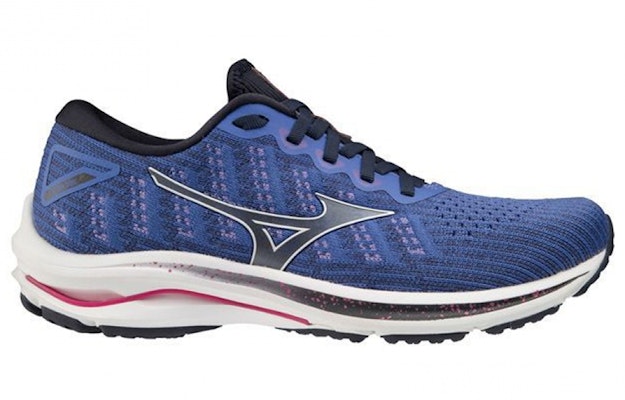 (W) Mizuno Wave Rider 25 Waveknit Súper Ancho 'Azul Blanco' J1GD217702 Order (W) Mizuno Wave Rider 25 Waveknit Súper Ancho 'Azul Blanco' J1GD217702