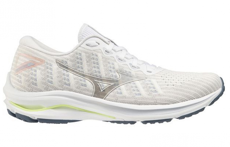 Order (Women) Mizuno Wave Rider 25 Waveknit Super Wide 'Grey White'  J1GD217701
