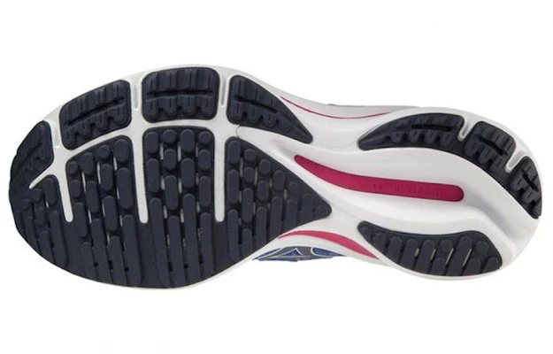 (W) Mizuno Wave Rider 25 Waveknit Super Wide ''Blauw Wit'' J1GD217702 Lookbook (W) Mizuno Wave Rider 25 Waveknit Super Wide ''Blauw Wit'' J1GD217702