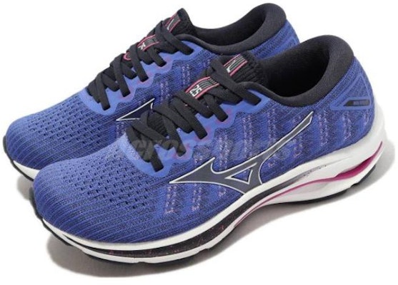 (W) Mizuno Wave Rider 25 Waveknit Super Wide 'Biru Putih' J1GD217702 Shop (W) Mizuno Wave Rider 25 Waveknit Super Wide 'Biru Putih' J1GD217702