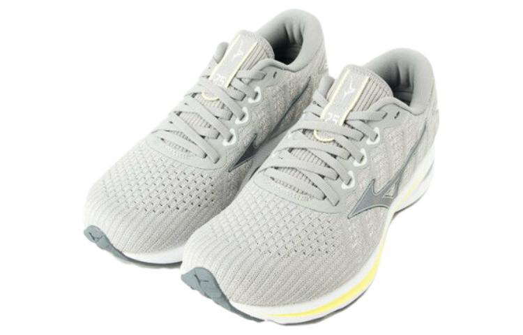 Lookbook (W) Mizuno Wave Rider 25 Waveknit Wide ''Gris Vert'' J1GD217793