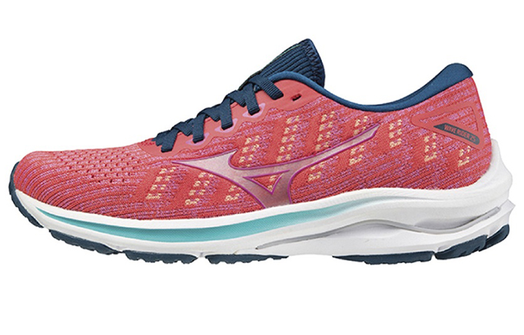 (Women) Mizuno Wave Rider 25 Waveknit Wide 'Pink'  J1GD217778