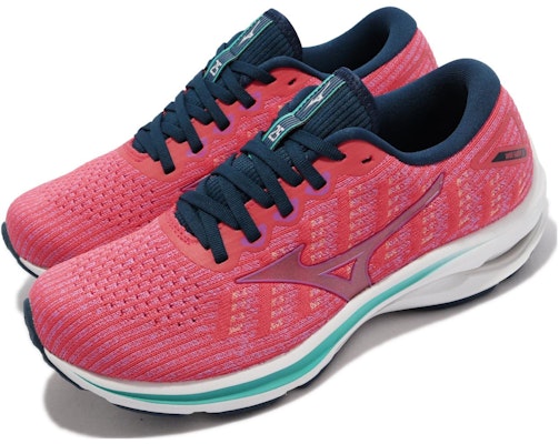 (W) Mizuno Wave Rider 25 Waveknit Ancho 'Rosa' J1GD217778 Lookbook (W) Mizuno Wave Rider 25 Waveknit Ancho 'Rosa' J1GD217778