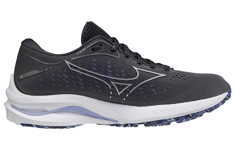 Order (W) Mizuno Wave Rider 25 Wide ''Schwarz Perle Violett Glow'' J1GD210693