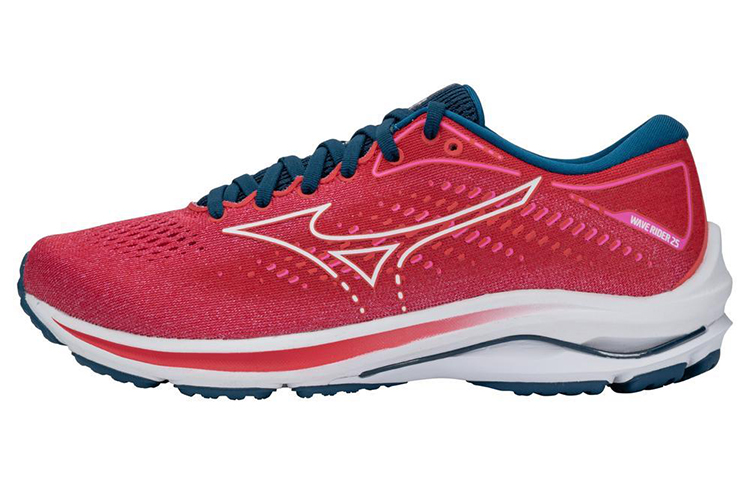 (Women) Mizuno Wave Rider 25 Wide 'Pink'  J1GD210601