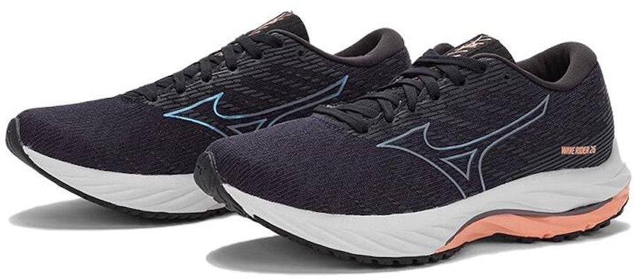 (W) Mizuno Wave Rider 26 'Keselesaan Hitam' J1GC226327 Lookbook (W) Mizuno Wave Rider 26 'Keselesaan Hitam' J1GC226327