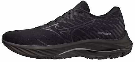 (Women) Mizuno Wave Rider 26 'Black Dark Grey' J1GD220323 (Women) Mizuno Wave Rider 26 'Black Dark Grey' J1GD220323