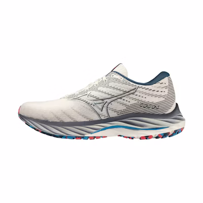 (W) Mizuno Wave Rider 26 Super Wide 'White Blue'