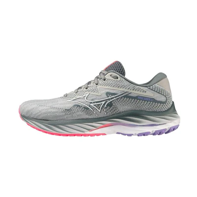 (W) Mizuno Wave Rider 27 'Pearl Blue Hi-Vis Pink'