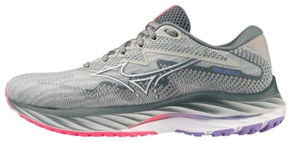 (Women) Mizuno Wave Rider 27 'Pearl Blue Hi-Vis Pink' J1GD230621 (Women) Mizuno Wave Rider 27 'Pearl Blue Hi-Vis Pink' J1GD230621