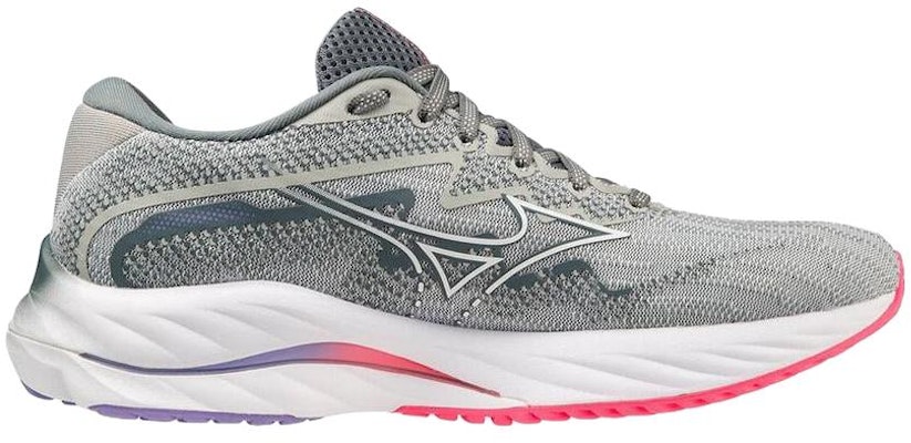(W) Mizuno Wave Rider 27 'Biru Mutiara Pink Hi-Vis' J1GD230621 Order (W) Mizuno Wave Rider 27 'Biru Mutiara Pink Hi-Vis' J1GD230621