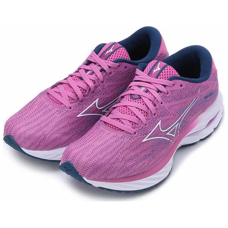 Lookbook (W) 미즈노 웨이브 라이더 27 '로즈버드 네이비 피오니' J1GD230373