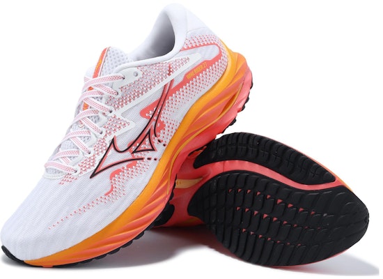 (Women) Mizuno Wave Rider 27 'White Dubarry' J1GD230371 Lookbook (Women) Mizuno Wave Rider 27 'White Dubarry' J1GD230371