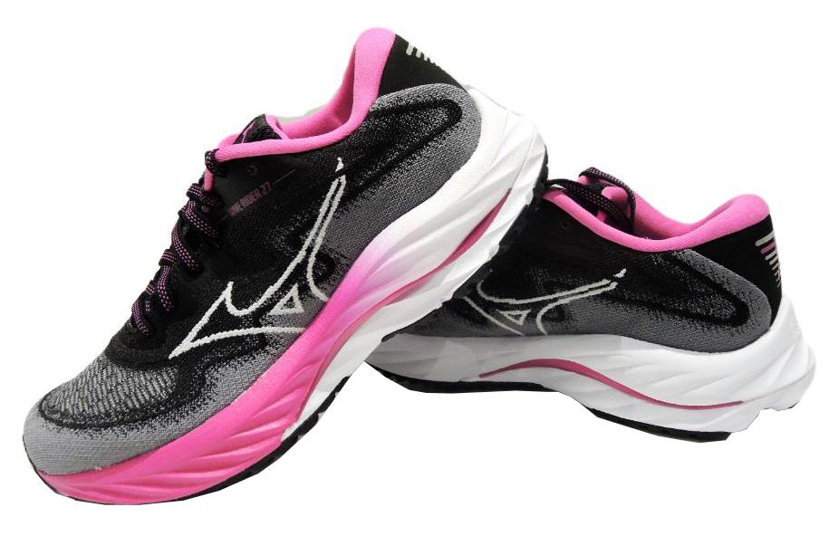 Shop (W) Mizuno Wave Rider 27 SSW 'Hitam Merah Muda' J1GD235421