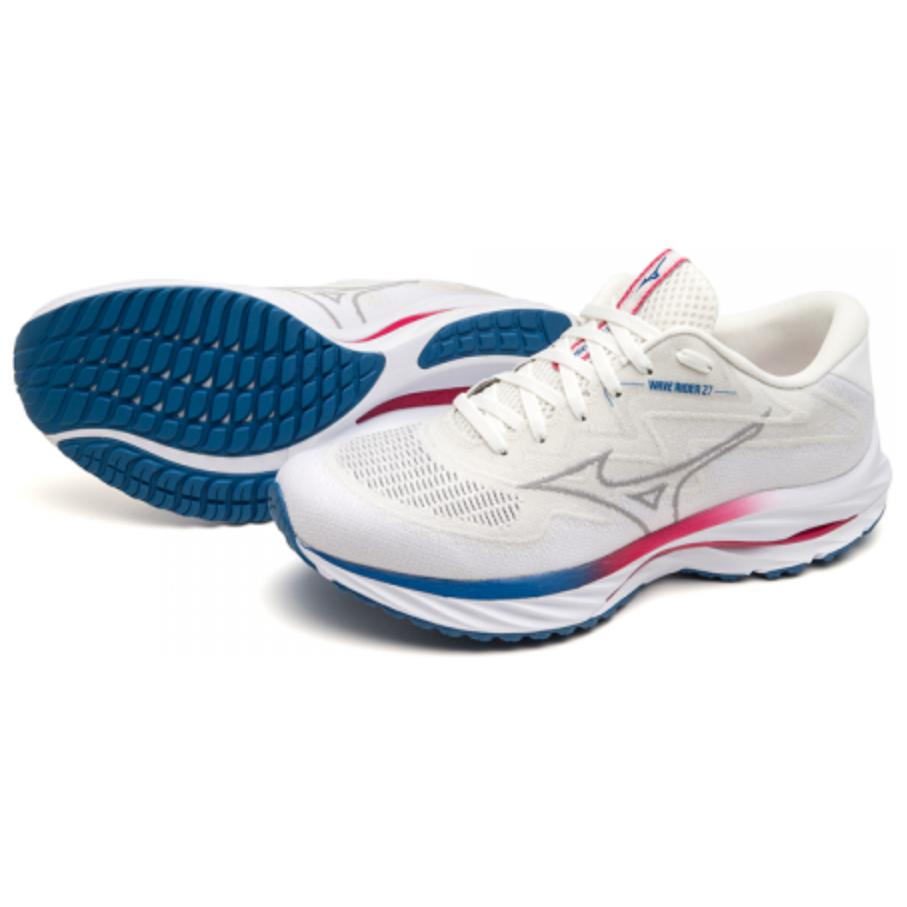 Shop （女性用）美津濃 Wave Rider 27 SSW '白色莎草紙' J1GD237725