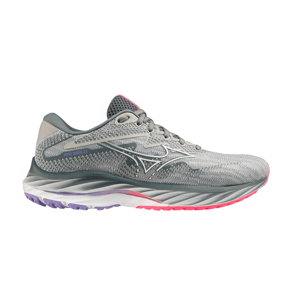 (Women) Mizuno Wave Rider 27 Wide 'Pearl Blue White'  411420-5F00