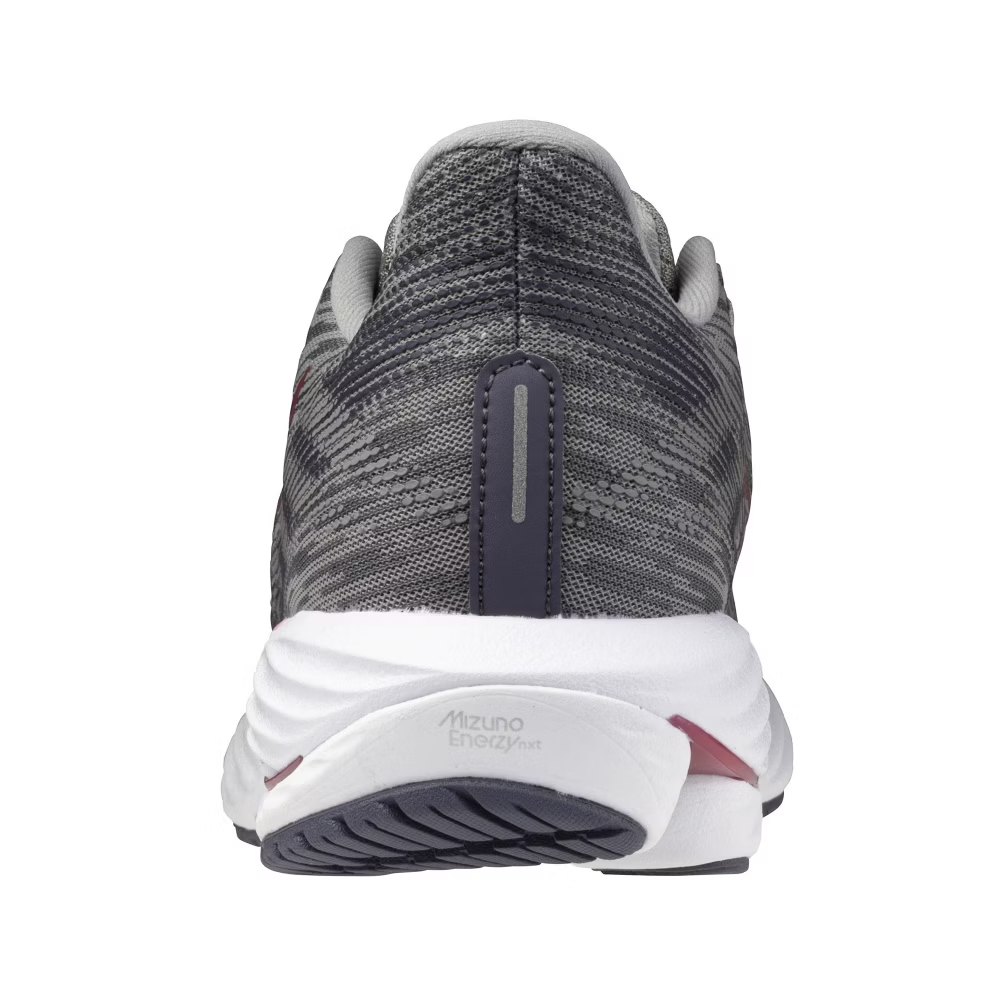 Shop (W) Mizuno Wave Rider 28 'Gris Ultimate y Cromo Cosmo' J1GD240324