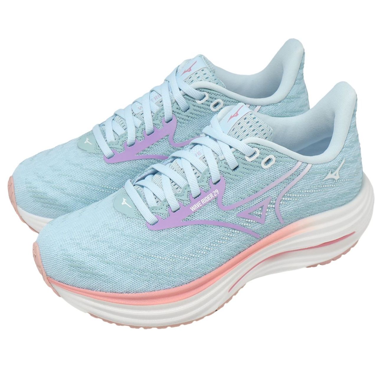 (W) Mizuno Wave Rider 29 Super Wide 'Nantucket Breeze Orchid Petal' 圖 4