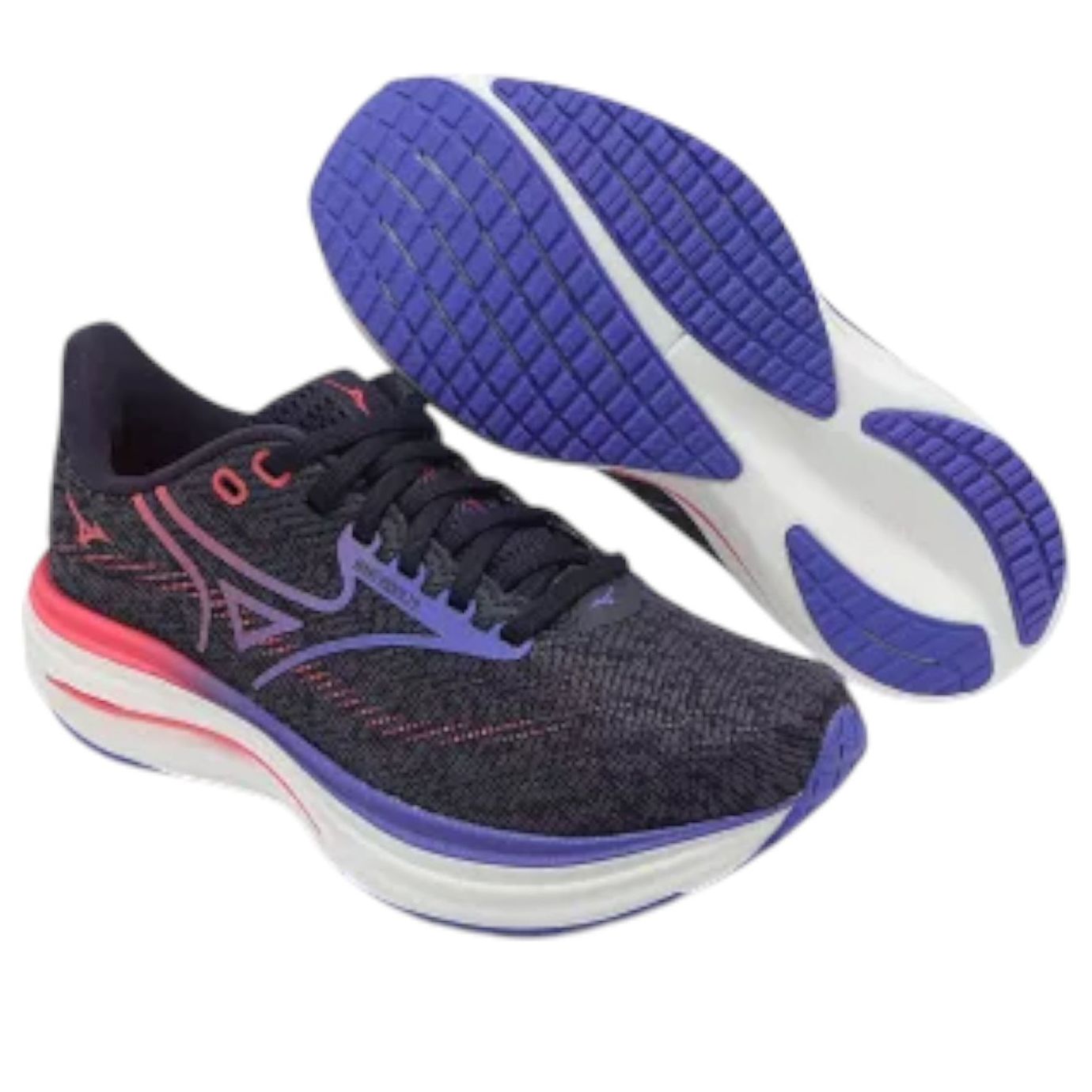 (W) Mizuno Wave Rider 29 Super Wide 'Navy Purple' 圖 2