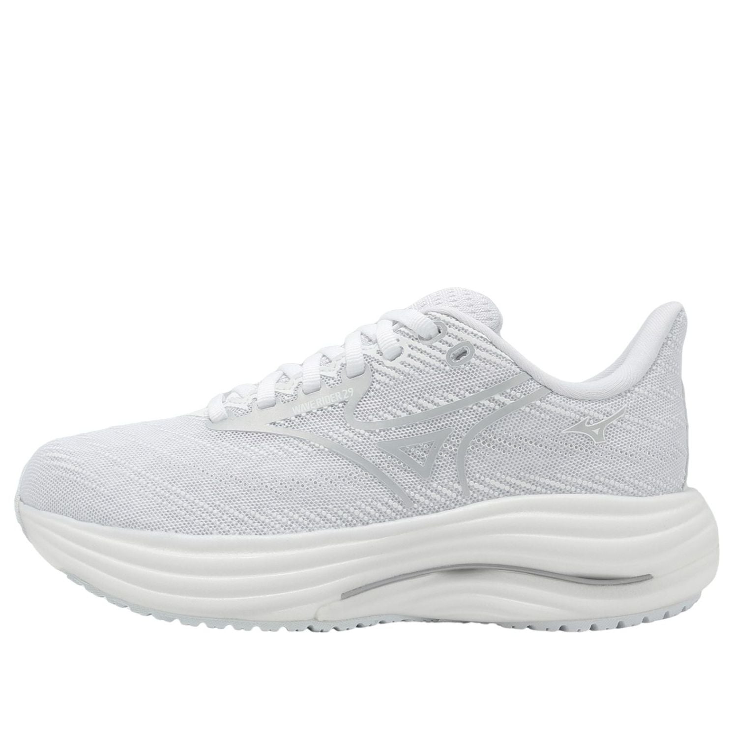 Buy (W) Mizuno Wave Rider 29 Extra Ancho 'Blanco Plata' J1GD250604