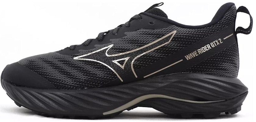 (Women) Mizuno Wave Rider GORE-TEX 2 Super Wide 'Black Gold' J1GD248021 Buy (Women) Mizuno Wave Rider GORE-TEX 2 Super Wide 'Black Gold' J1GD248021