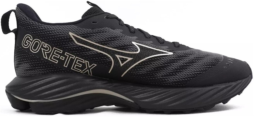(Women) Mizuno Wave Rider GORE-TEX 2 Super Wide 'Black Gold' J1GD248021 Order (Women) Mizuno Wave Rider GORE-TEX 2 Super Wide 'Black Gold' J1GD248021