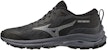 (W) Mizuno Wave Rider GORE-TEX 4E Lebar 'Hitam Silverstar' J1GD228021
