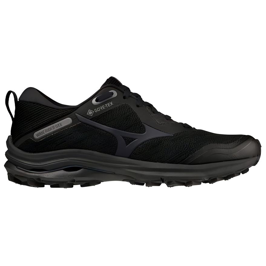 Lookbook (W) Mizuno Wave Rider Gore-Tex 'Hitam' Sepatu Lari J1GD217915