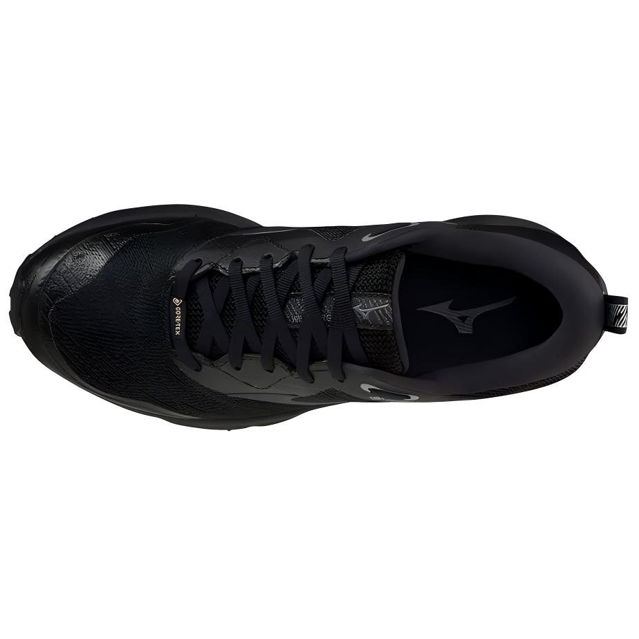 Shop (W) Mizuno Wave Rider Gore-Tex 'Hitam' Sepatu Lari J1GD217915