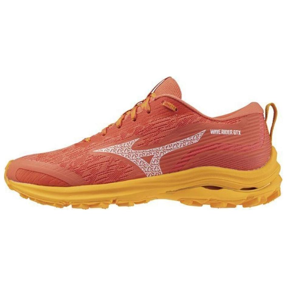(Women) Mizuno Wave Rider GORE-TEX 'Hot Coral Carrot Curl' J1GD227972