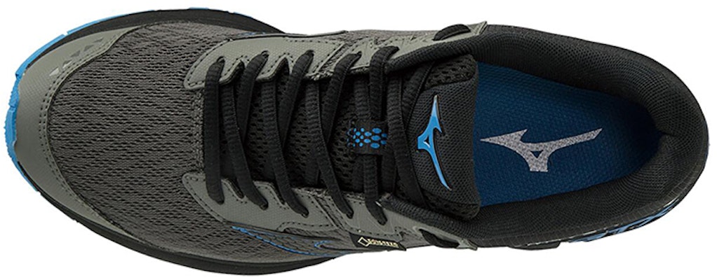 (Women) Mizuno Wave Rider GTX 'Black Blue' J1GD187970 Lookbook (Women) Mizuno Wave Rider GTX 'Black Blue' J1GD187970