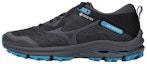 Buy (W) 미즈노 웨이브 라이더 GTX 블랙/블루 (Mizuno Wave Rider GTX Black/Blue) J1GD217913