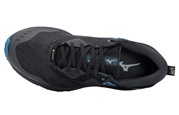 Lookbook 美津濃 Wave Rider GTX 舒適透氣跑步鞋 女款 黑藍色