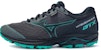 (Women) Mizuno Rider GTX Black/Green J1GD187905