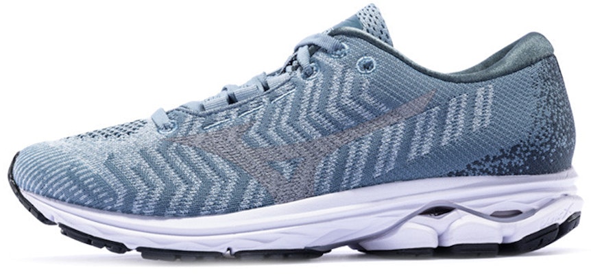 (Women) Mizuno Wave Rider Waveknit 3 'Grey Blue' J1GD192939 Buy (Women) Mizuno Wave Rider Waveknit 3 'Grey Blue' J1GD192939