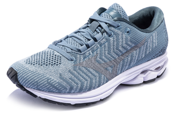 (W) Mizuno Wave Rider Waveknit 3 'Grey Blue' 圖 2