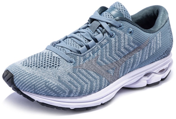 (Women) Mizuno Wave Rider Waveknit 3 'Grey Blue' J1GD192939 Order (Women) Mizuno Wave Rider Waveknit 3 'Grey Blue' J1GD192939