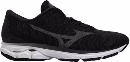 (Women) Mizuno Wave Rider Waveknit 3 Wide 'Black Grey' J1GD193109 (Women) Mizuno Wave Rider Waveknit 3 Wide 'Black Grey' J1GD193109
