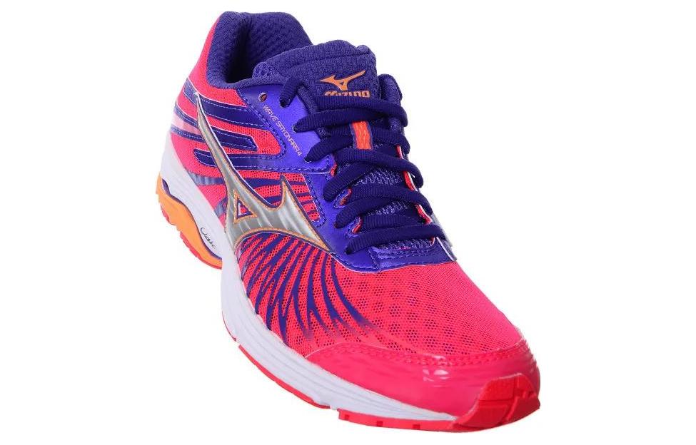 Lookbook (W) Mizuno Wave Sayonara 4 'Merah Ungu' J1GD163004