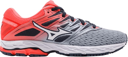 (Women) Mizuno Wave Shadow 2 'Grey Red' J1GD183002 (Women) Mizuno Wave Shadow 2 'Grey Red' J1GD183002