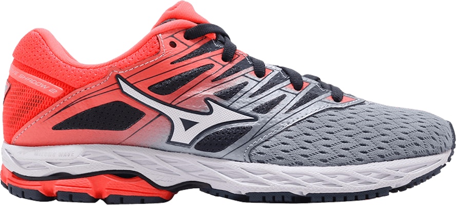 (Women) Mizuno Wave Shadow 2 'Grey Red'  J1GD183002 Buy (Women) Mizuno Wave Shadow 2 'Grey Red'  J1GD183002