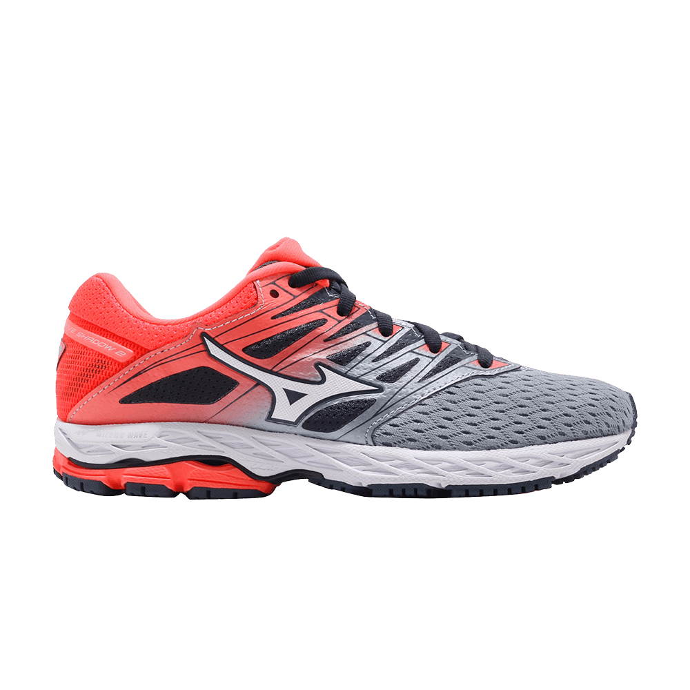 (Women) Mizuno Wave Shadow 2 'Grey Red'  J1GD183002