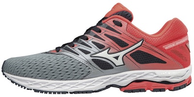 (Women) Mizuno Wave Shadow 2 Wide 'Gray Red' J1GD189702 (Women) Mizuno Wave Shadow 2 Wide 'Gray Red' J1GD189702