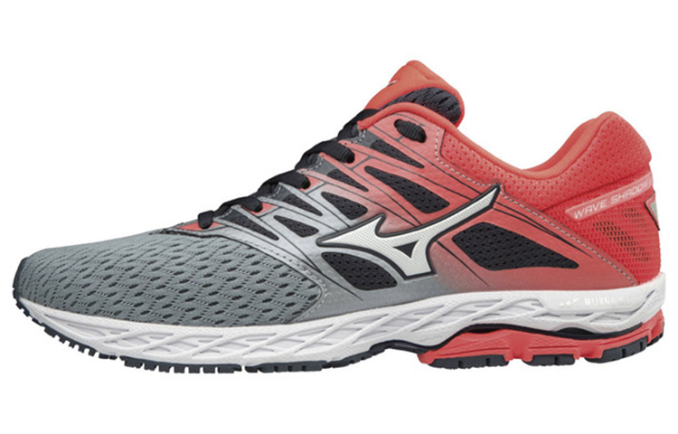 (Women) Mizuno Wave Shadow 2 Wide 'Gray Red' J1GD189702