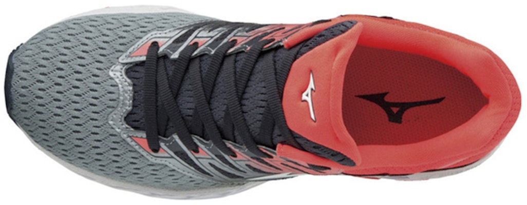 (W) Mizuno Wave Shadow 2 Lebar 'Abu Merah' J1GD189702 Lookbook (W) Mizuno Wave Shadow 2 Lebar 'Abu Merah' J1GD189702