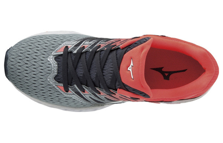 Lookbook (W) Mizuno Wave Shadow 2 Lebar 'Kelabu Merah' J1GD189702